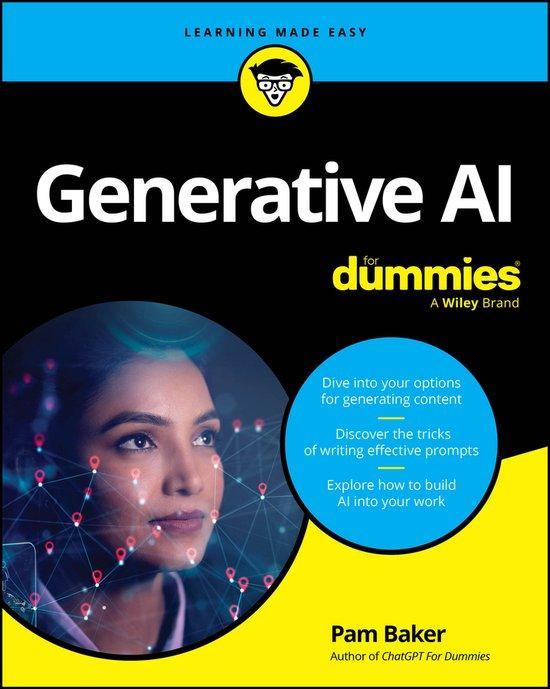 9781394270743 Generative AI For Dummies Pam Baker, Boeken, Economie, Management en Marketing, Nieuw, Verzenden