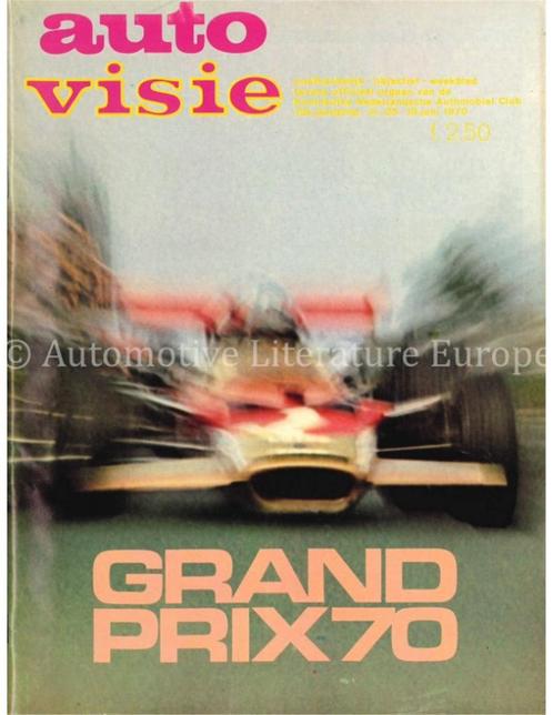 1970 AUTOVISIE MAGAZINE 25 NEDERLANDS, Boeken, Auto's | Folders en Tijdschriften