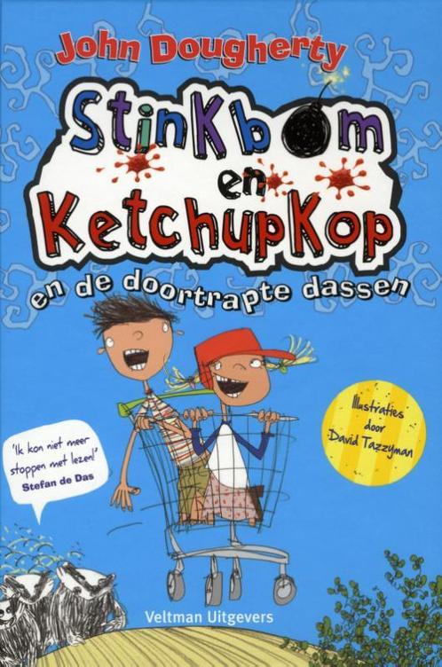 Stinkbom en Ketchupkop en de doortrapte dassen 9789048309337, Boeken, Kinderboeken | Jeugd | onder 10 jaar, Zo goed als nieuw