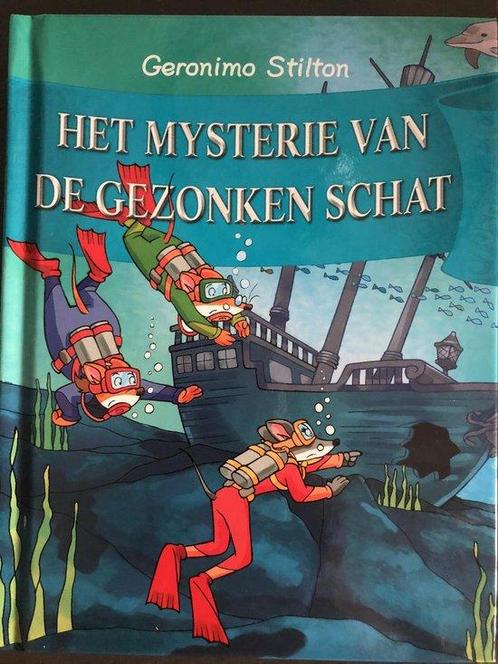 Boek Geronimo Stilton - Het mysterie van de gezonken schat 9, Boeken, Overige Boeken, Zo goed als nieuw, Verzenden