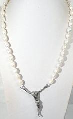 Zoetwaterkweekperlen - CRISTO - Zilveren sluiting 925 -, Antiek en Kunst, Antiek | Boeken en Bijbels