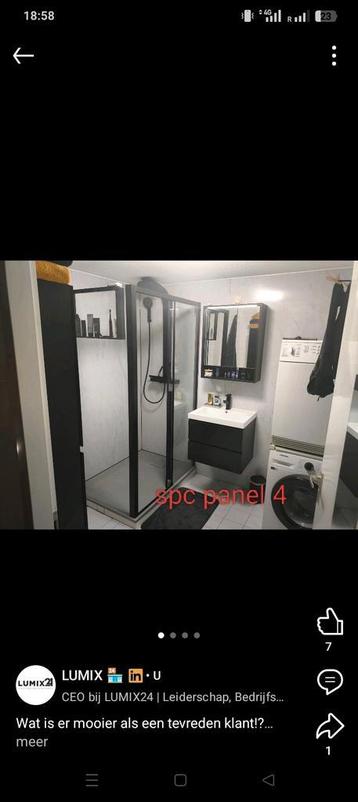 SPC - WAND - PANELEN - PLATEN - BEKLEDING IN 6 KLEUREN beschikbaar voor biedingen