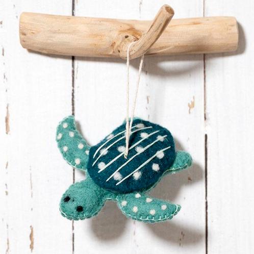 Hanger Wolvilt - Sealife - Schildpad Blauw - Handmade&Fairma, Kinderen en Baby's, Kinderkamer | Inrichting en Decoratie, Nieuw