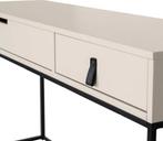 WOOOD Silas Bureau/Sidetable - Grenenhout - Dust/Beige, Verzenden, Nieuw