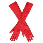 Handschoenen Rood Geplooid Hollywood, Kleding | Dames, Ophalen of Verzenden, Nieuw