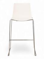 Arper Catifa 46 design barkruk, slede model, wit-chrome,..., Huis en Inrichting, Stoelen, Ophalen of Verzenden, Nieuw