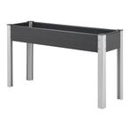 Kweektafel Beverwijk plantenbak 125x40x75 cm donkergrijs [en, Tuin en Terras, Bloembakken en Plantenbakken, Verzenden, Nieuw