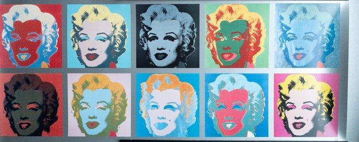 Andy Warhol - Warhol Foundation - teNeues - Ten Marylins,, Antiek en Kunst, Kunst | Tekeningen en Foto's