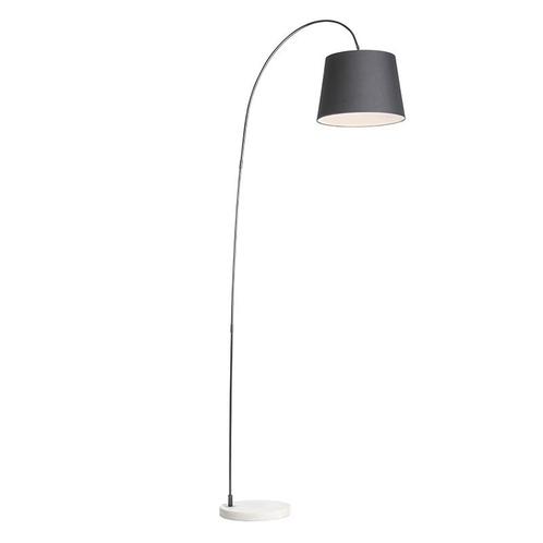 Moderne vloerlamp met zwarte kap - Bend, Huis en Inrichting, Lampen | Vloerlampen, Nieuw, Overige materialen, 200 cm of meer