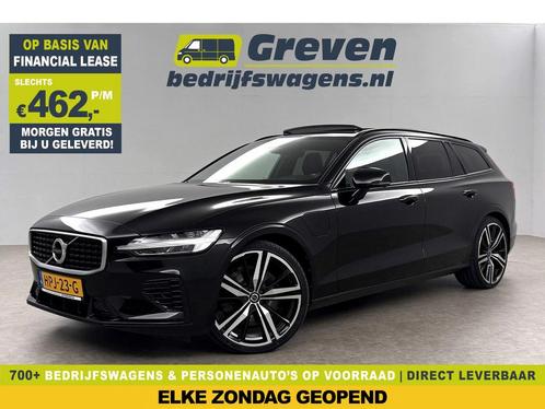 Volvo V60 2.0 T6 Recharge AWD R-Design 350PK Pano Trekh Cam, Auto's, Volvo, Lease, Automaat, Financial lease, Hybride Elektrisch/Benzine