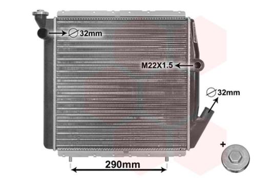 RADIATOR VOOR RENAULT 5 SUPER 1988-1992 7700773700, Auto-onderdelen, Airco en Verwarming, Nieuw, Ophalen of Verzenden