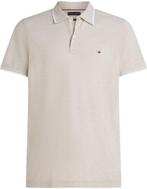 Tommy Hilfiger Linen Piqué Poloshirt Beige maat M Heren, Beige, Tommy Hilfiger, Nieuw, Verzenden
