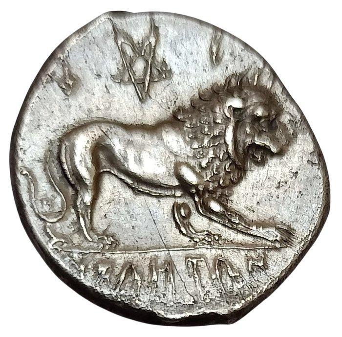 Lucania, Velia Nomos ca. 300-280 BC. Philistion group, Postzegels en Munten, Munten | Europa | Niet-Euromunten