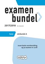 Examenbundel havo Wiskunde A 20172018 9789006392005, Verzenden, Zo goed als nieuw