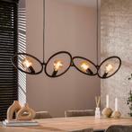 *WOONWINKEL* Hanglamp 4-lichts Zwart, Huis en Inrichting, Lampen | Hanglampen, Verzenden, Nieuw