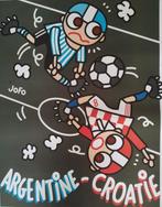 Wedstrijdposter - Wereldbeker 1998 - Argentinië Kroatië -, Nieuw