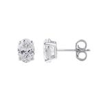 2-delige sieradenset - 14 karaat Witgoud - 4.02ct. tw., Sieraden, Tassen en Uiterlijk, Antieke sieraden
