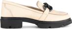 PS Poelman - 41 - SOPHIE Dames Loafers met ketting - Crème, Kleding | Dames, Verzenden, Nieuw