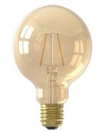 Calex filament LED globelamp G95 E27 2W 136lm 2100K Goud..., Nieuw, Ophalen of Verzenden