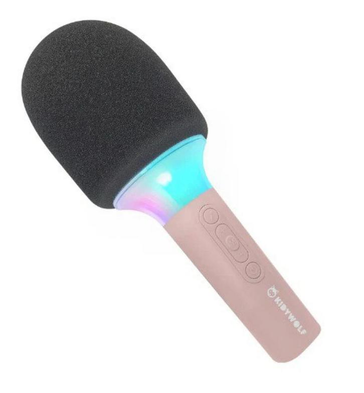 Kidywolf - Kidymic Microfoon met karaoke roze, Kinderen en Baby's, Speelgoed | Overig