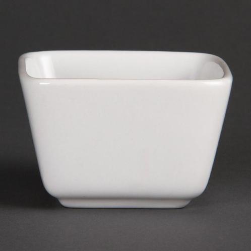 Olympia Whiteware amuseschaaltjes 7,5x7,5x5cm (12 stuks), Huis en Inrichting, Keuken | Bestek, Verzenden