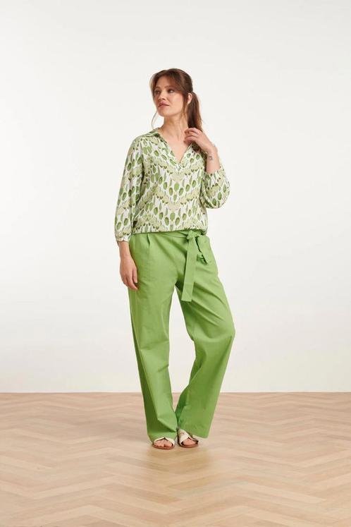-50% Smashed Lemon  Smashed Lemon 25177 lime linnen broek |, Kleding | Dames, Tops, Groen, Nieuw, Verzenden