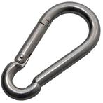 Talamex Karabijnhaak met knik RVS 120 mm, Ophalen of Verzenden, Nieuw