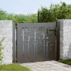 vidaXL Tuinpoort Anders met slot Zwart 105 x 100 cm, Verzenden, Nieuw