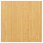 vidaXL Tafelblad 70x70x4 cm bamboe, Huis en Inrichting, Tafels | Eettafels, Verzenden, Nieuw