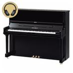 Yamaha SE122 SH3 PE messing silent piano (zwart hoogglans), Nieuw