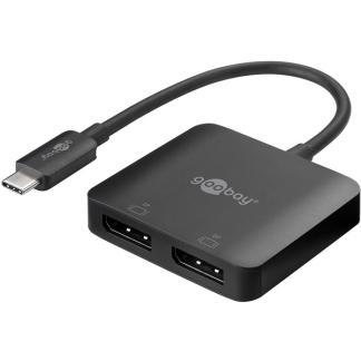 USB C naar DisplayPort adapter | Goobay | 0.12 meter, Computers en Software, Pc- en Netwerkkabels, Nieuw, Verzenden