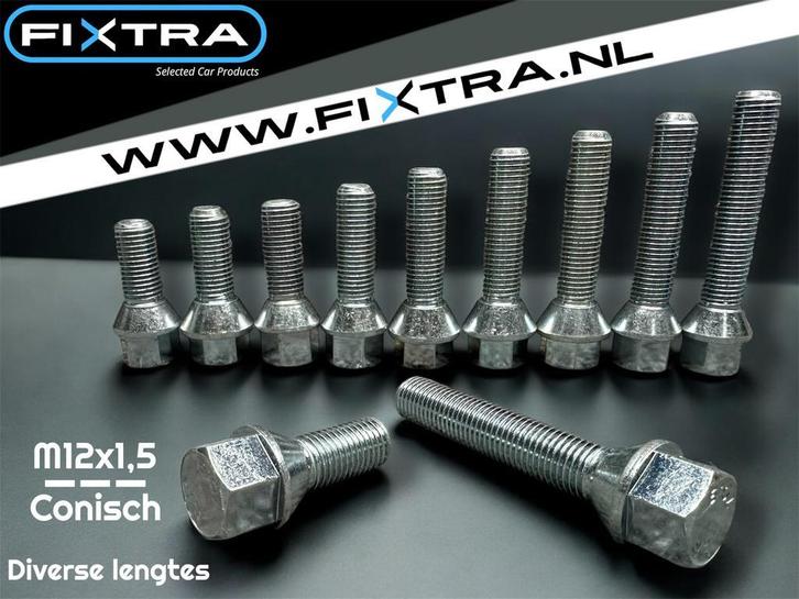 Wielbouten M12x1,5 Conisch 45mm (M12 x 1,5), Auto diversen, Tuning en Styling