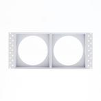 Opvulring trimless LED armatuur vierkant dubbel WIT, Ophalen of Verzenden, Nieuw