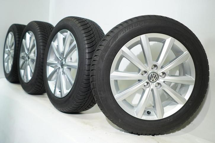 VW Polo 2G 16 inch velgen Bridgestone Winterbanden Origineel, Auto-onderdelen, Banden en Velgen, Velg(en), Gebruikt, 16 inch, Winterbanden
