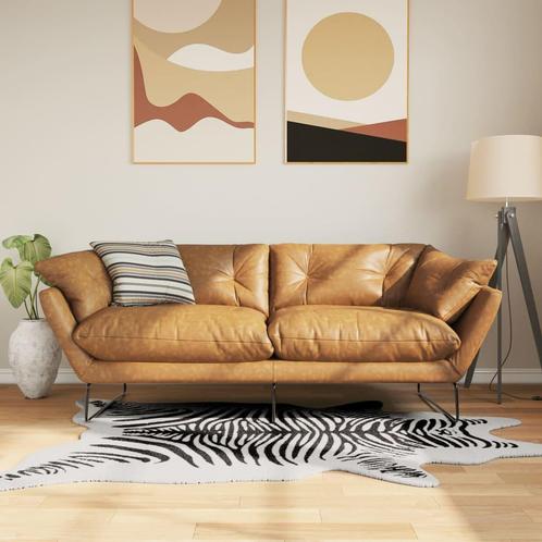 vidaXL Vloerkleed zebrapatroon wasbaar anti-slip 120x170 cm, Huis en Inrichting, Stoffering | Tapijten en Kleden, Nieuw, Verzenden