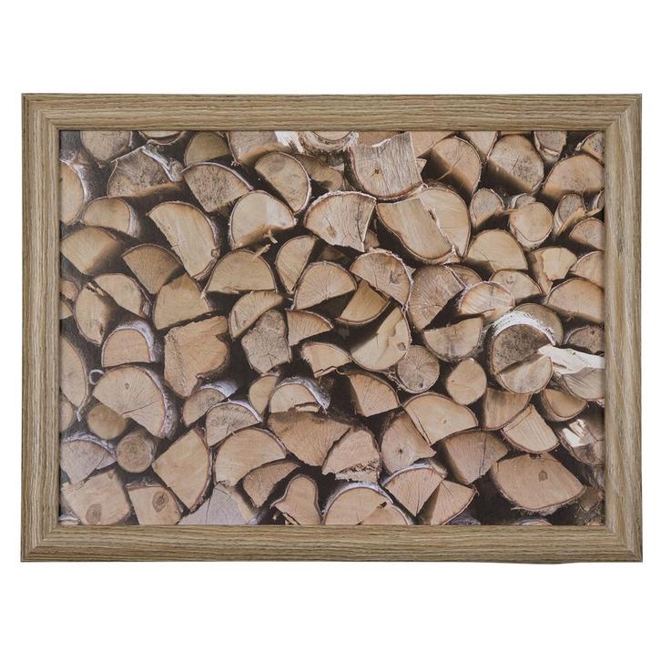 schootkussen openhaard hout 43cm, Huis en Inrichting, Woonaccessoires | Overige, Verzenden