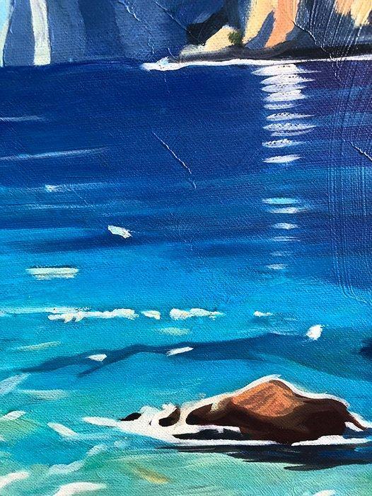 Bondero - A quiet bay in the Canary Islands, Antiek en Kunst, Kunst | Schilderijen | Modern