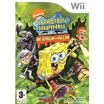 SpongeBob SquarePants: Strijd tegen het Slijm - Nickelodeon, Spelcomputers en Games, Games | Nintendo Wii, 1 speler, Zo goed als nieuw