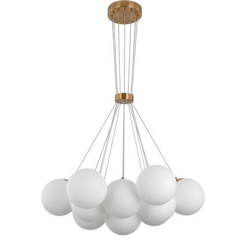 Hanglamp Jenna White Gold 13-Licht, Huis en Inrichting, Lampen | Overige, Nieuw, Verzenden