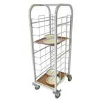 Stalen Dienbladenwagen 134(h)x49(b)x58(d)cm HorecaTraders, Verzenden, Nieuw in verpakking