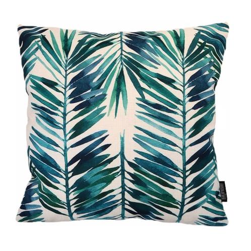 Watercolor Palm | 45 x 45 cm | Kussenhoes | Katoen/Linnen, Huis en Inrichting, Woonaccessoires | Kussens, Verzenden