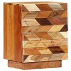 vidaXL Nachtkastje 40x30x50 cm massief gerecycled hout, Minder dan 45 cm, Verzenden, Nieuw, Minder dan 55 cm
