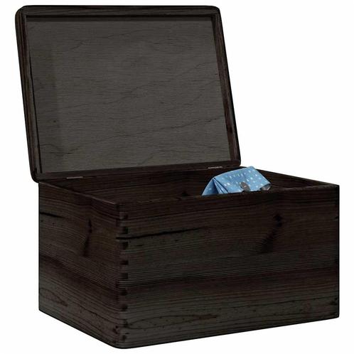 vidaXL Houten kist met deksel 40x30x23 cm massief grenenhout, Huis en Inrichting, Woonaccessoires | Kisten, Nieuw, Verzenden