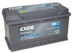 Exide 100AH Accu EA1000 Batterij 900A Premium Carbon Boos..., Nieuw, Ophalen of Verzenden