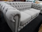 Chesterfield ! Taupe Stof  Brighton 3 zits Chesterfield Bank, Huis en Inrichting, Banken | Bankstellen, Ophalen, Chesterfield