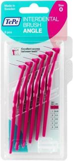 TEPE INTERDENTAL BRUSH ANGLE 0,4 MM TANDENRAGERS (ROSE) PA.., Verzenden, Nieuw