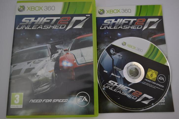 Need For Speed Shift 2 Unleashed (360), Spelcomputers en Games, Games | Xbox 360, 1 speler, Zo goed als nieuw, Online, Verzenden