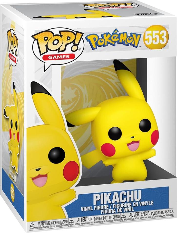 Funko Pop! - Pokemon Waving Pikachu #553 | Funko - Hobby, Verzamelen, Poppetjes en Figuurtjes, Nieuw, Verzenden