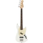 Fender American Performer Mustang Bass Arctic White RW, Muziek en Instrumenten, Snaarinstrumenten | Gitaren | Bas, Verzenden, Nieuw