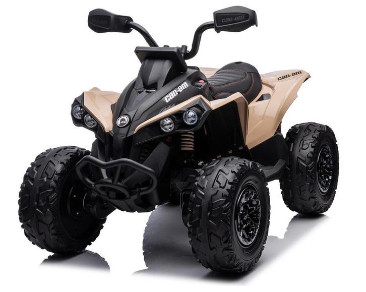 CAN-AM Maverick Khaki, Quad, 12V10ah, 4WD, leder, RC, NIEUW!, Kinderen en Baby's, Speelgoed | Buiten | Accuvoertuigen, Nieuw, Ophalen of Verzenden